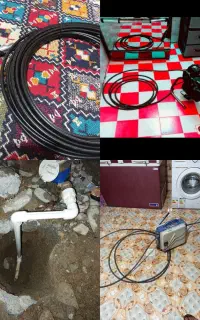 لوله بازکنی با فنر وپمپ نشت یابی لوله اب