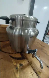 کتری استیل شیردار کاملا سالم