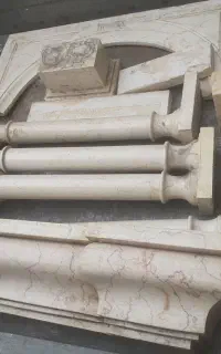 شومینه ویلا سنگ مرمری