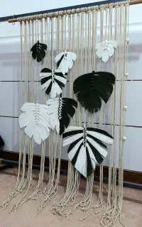 دیوارکوب مکرومه