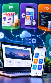 خدمات برنامه نویسی طراحی سایت و اپلیکیشن