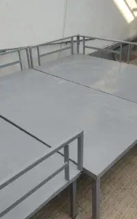 تخت آهنی سه لنگه