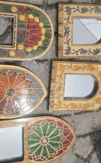 تولیدی جا کلیدی آینه دار  و مهره تخته چوبی