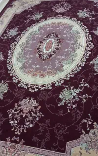 فرش ۹متری زرشکی