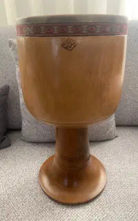 تنبک استاد شیرانی دهانه ۲۴ چوب گردو درج ۱