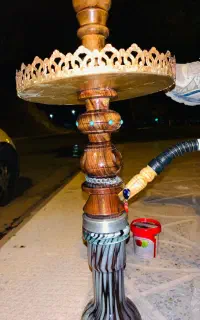 تنه قلیان دوسیب آبندی شده