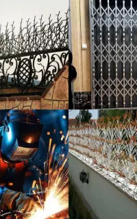 تولید حفاظ شاخ گوزنی، درب آکاردئونی، جوشکاری