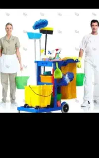 نظافتچی منازل و واحد ها و مشاعات آپارتمان و پارکین