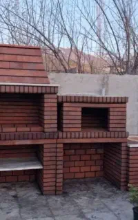 (باربیکیوآجری.شومینه هیزمی.تنورپیتزاونان استادیزدی