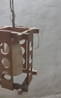 لوستر چوبی