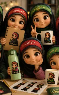 استیکر محرمی کودکانه ضدآب، شفاف و باکیفیت