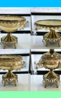 سرویس پذیرایی ۴ تیکه درباری عسلی