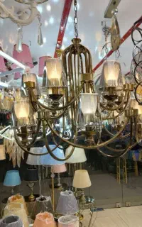 خرید فروش خریدار لوستر ساعت آینه بوفه برنزی وغیر