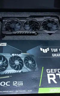 گرافیکasus tuf rtx 3060 12GB درحدنو ۱۴۰۰۰۰۰۰۰تومان