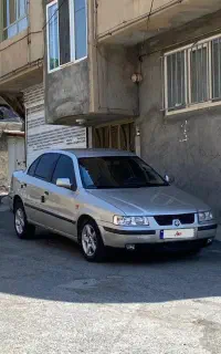 سمند x7 بژنقره‌ای