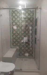 کابین دوش فریم لس ترک پارتیشن سکوریت