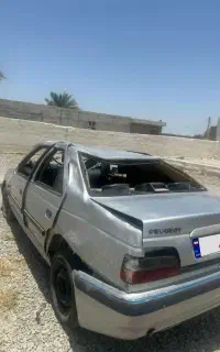 پژو پارس مدل ۸۴ تصادفی