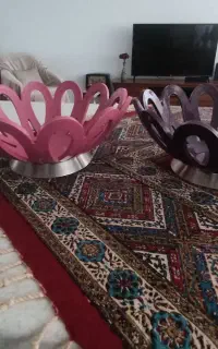 دوعددسبدسبزی یک عدد سبدمیوه