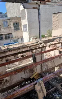تخریب ساختمان بتنی وکلنگی