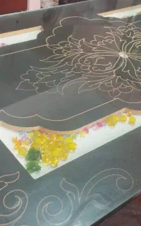 میز ناهارخوری mdf با قابلیت باز و بسته شدن