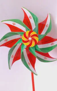 فرفره پرچم ایران هدیه بچه ها