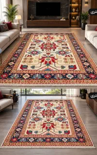 دو عدد فرش ترکیه ای اصل ۹ متری + ۶ متری