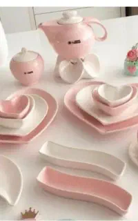 سرویس صبحانه خوری قلبی دونفره (اکبندباکارتن)