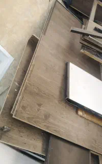 صفحه و در کابینت قهوه ای