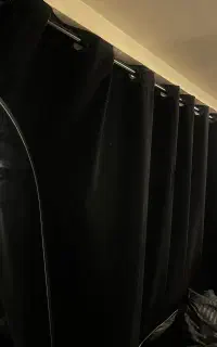 پرده با چوب پرده ۳ متر در ۲/۵۰ بلند