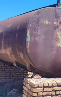تانکر تریلر فلزی ورق سیاه ضخیم ،‌۳۳۰۰۰ لیتری