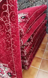 پشتی دو نفره طرح برجسته و خوشرنگ