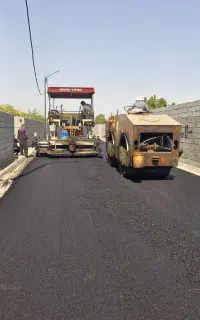 اجرای زیرسازی،محوطه سازی و آسفالت نقدی و چک
