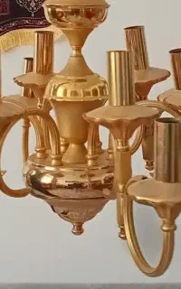 لوستر برنجی