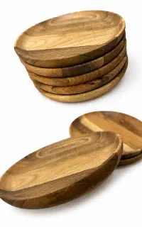 وسایل اشپزخانه بشقاب گردو