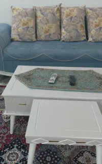 مبل ۷نفره،میز ناهارخوری،میز جلومبلی و ۳تاجلو مبلی
