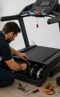 تعمیرات فرق تخصصی تردمیل با مجوز رسمی درمحل