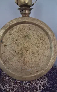 سینی دیوار کوب برنجی دست،مناسب دکور، کلکسیون سنتی
