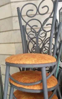 صندلی فلزی فرفورژه