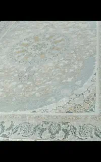 دوتاجفت قالی 9متری 1200شانه گل برجسته
