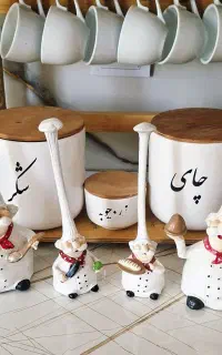 مجسمه ۴تایی سرآشپز