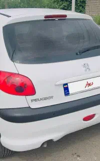 پژو۲۰۶ تیپ۲ بدون رنگ