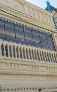 اجرای سکوریت درب اتومات جام بالکنی و جان پناه
