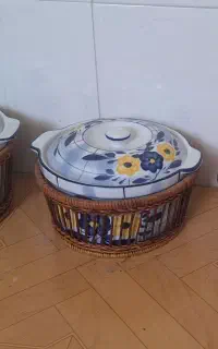 ست سوپ خوری سه تکه چینی قدیم