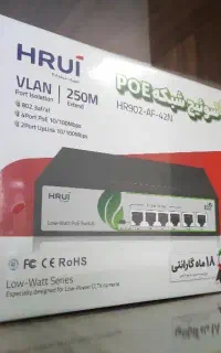 سوییچ PoE شش پورت HRUI