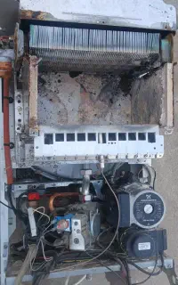 ابگرمکن پکیج اجاقگاز صفحه ای.موتورکولر بخاری