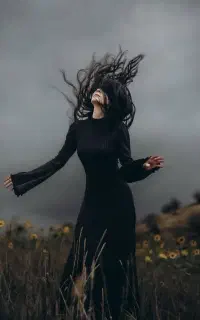 کارکتر خانم برای پروژه عکاسی