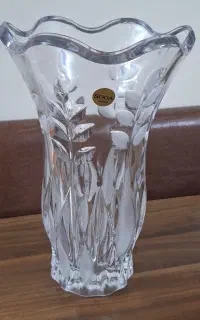 جفت گلدان کریستال ژاپن