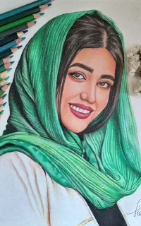 نقاشی چهره بهترین هدیه