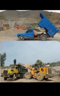 حمل نخاله ساختمانی ماسه فیلرشسته نرم نیسان کمپرسی