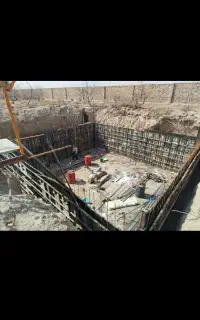 آرماتوربندی فونداسیون وقالب بندی